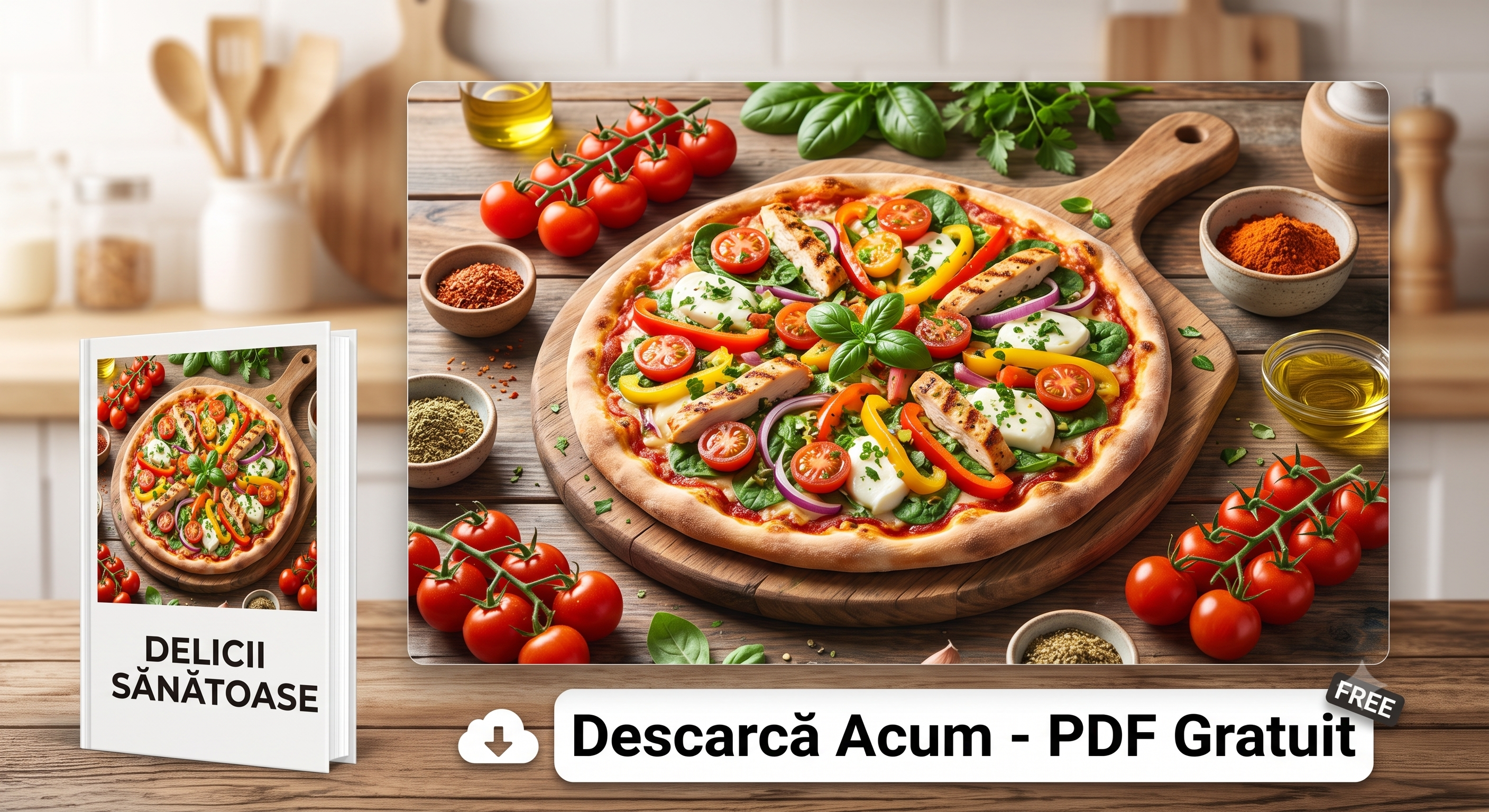 Rețetă Gratuită – Pizza Fit Proteică 🍕